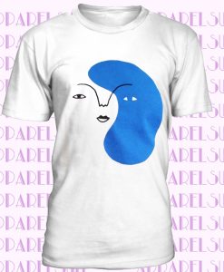 Blue Shape Face T-Shirt