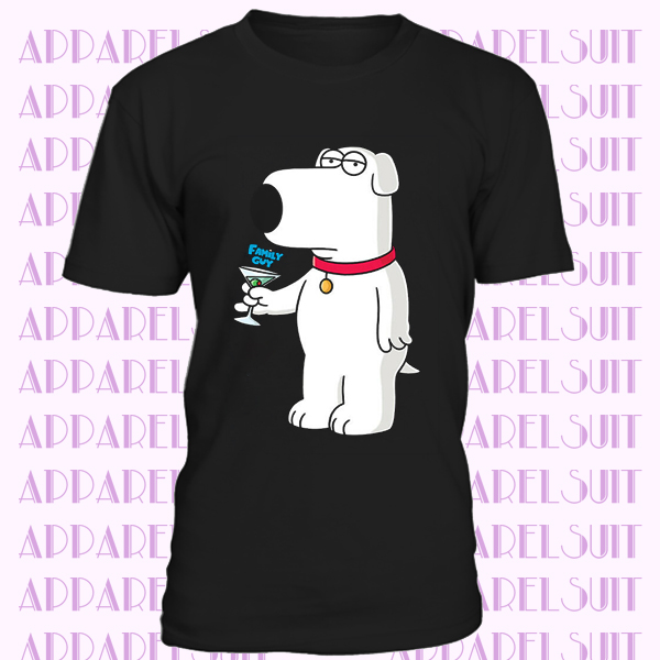 CARTOON. Family Guy V2 Brian Griffin Dog TV SeriesT Shirt All sizes