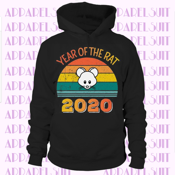 Chinese New Year Outfits, Rat Year T Hoodie, Chinese New Year 2020 hoodie, Happy New Year of The Rat 2020 Long Sleeve hoodie