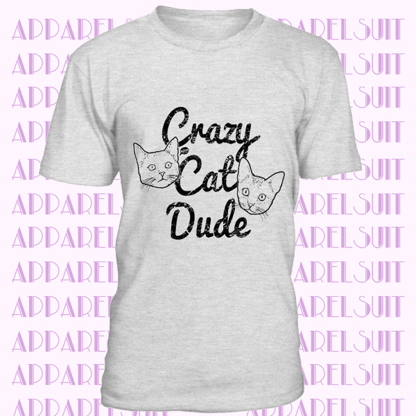 Crazy Cat Dude T-Shirt