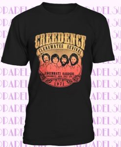 Creedence Clearwater Revival T-Shirt 1971 Rock Mens Retro