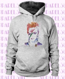 David Bowie Hoodie Ziggy Stardust Sweatshirt Portrait Water Color David Bowie Unisex Men & Women