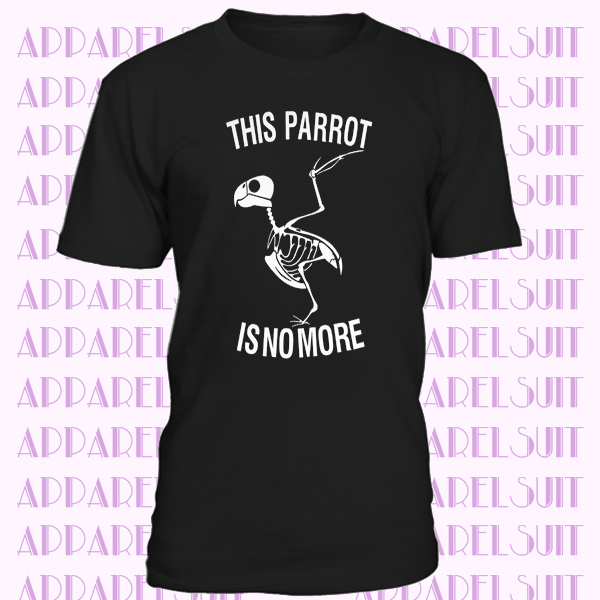 Dead Parrot Monty Python Inspired T-Shirt 100% Cotton Flying Circus Pythons