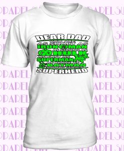 Dear Dead My Super Hero Hulk DaliaHands Men's T-Shirt