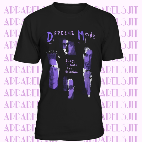 Depeche Mode - Songs Of Faith & Devotion - Official Men's Black T-Shirt