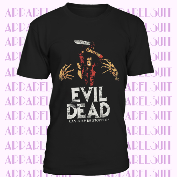 EVIL DEAD MOVIE T-SHIRT UNISEX FREE SHIPPING HORROR CULT RETRO ZOMBIE