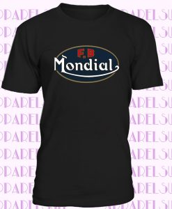 FB Mondial T-Shirt Biker Motorcycle Rider VARIOUS