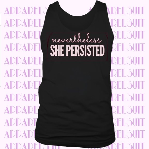 Feminist Tank Top ,Nevertheless She Persisted, Elizabeth Warren, Resist, Persist, feminist gift, feminist gifts