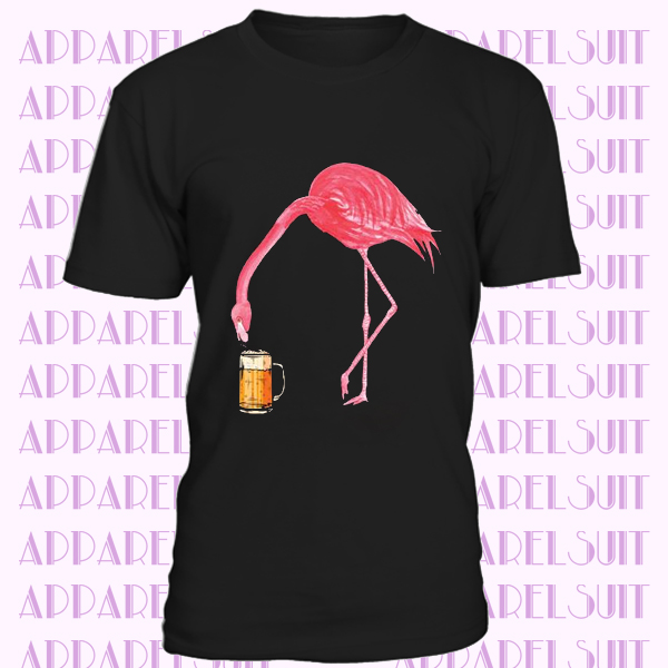 Flamingo Beer Shirt, Beer Gifts, Flamingo Gift, Party Animal Shirt, Beer Lover Gift, Beer Drinker T-Shirt, Beer Flamingo Shirts