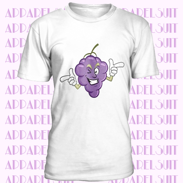 Funky grape mascot DaliaHands Men's T-Shirt