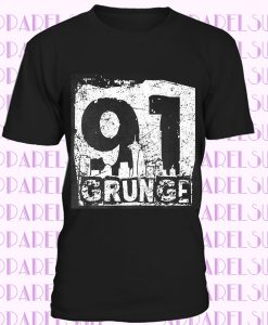 GRUNGE 91 - Unisex Cotton T-Shirt Tee Shirt