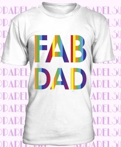 Gay Pride Dad T-shirt Fathers Day Tshirt