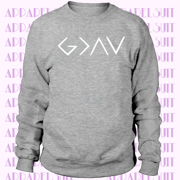 God Is Greater Than the Highs and Lows Sweatshirt - God Is Greater Than the Ups and Downs - Faith Sweatshirt