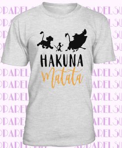 Hakuna Matata T-Shirt Lion Unisex Mens