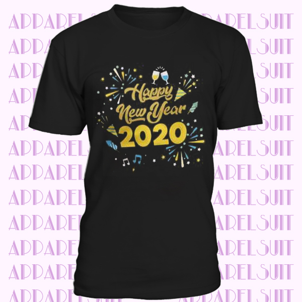 Happy New Years Day 2020 T Shirt, Kids New Years Eve Tee TSC031