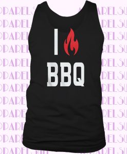 Herren Tanktop I love BBQ Barbeque Grillen Moonworks