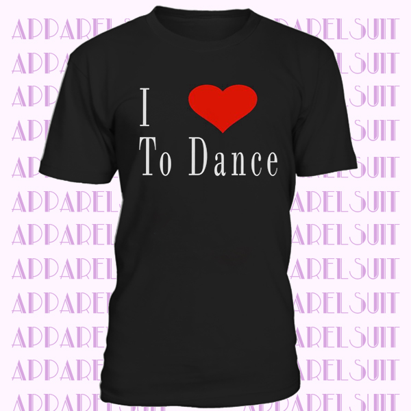 I Love To Dance Funny Novelty New DaliaHands Men's T-Shirt