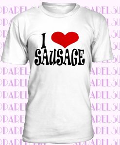 I love sausage Novelty DaliaHands Men's T-Shirt