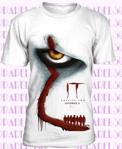 IT-Clown-Horror-Movie-Unisex-Women-Men-T-Shirt-3D-Print-Short-Sleeve-Tee-Tops, T-shirt, tshirt