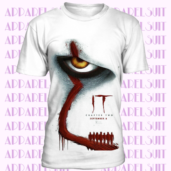 IT-Clown-Horror-Movie-Unisex-Women-Men-T-Shirt-3D-Print-Short-Sleeve-Tee-Tops, T-shirt, tshirt