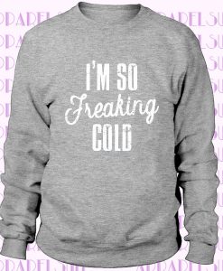 I'm So Freaking Cold Sweatshirt I'm So Freaking Cold - I'm Cold Shirt - I'm Cold Sweatshirt - Comfy Sweatshirt - I'm So Cold