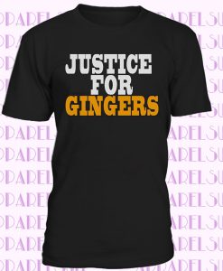 JUSTICE FOR GINGERS Funny Novelty New DaliaHands Men's T-Shirt