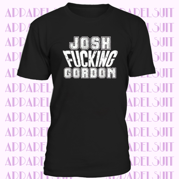 Josh Fcking Gordon Seahawks Black T-shirt