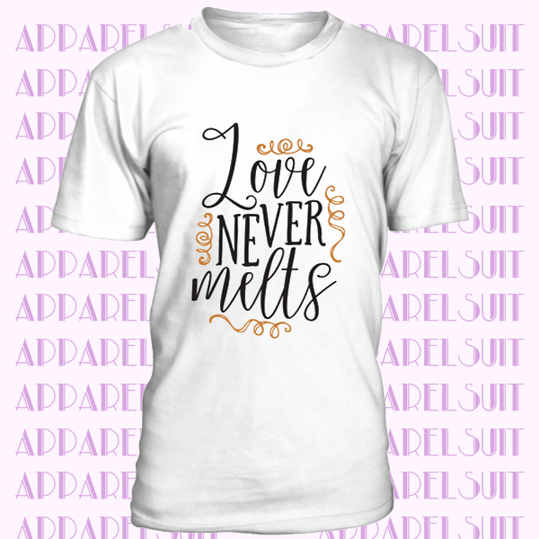 Love Never - Menst Shirt Valentinstag Geburtstag Jahrestag Geschenk