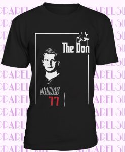 Luka 'The Don' Doncic Godfather Poster Style Dallas Mavs T-Shirt