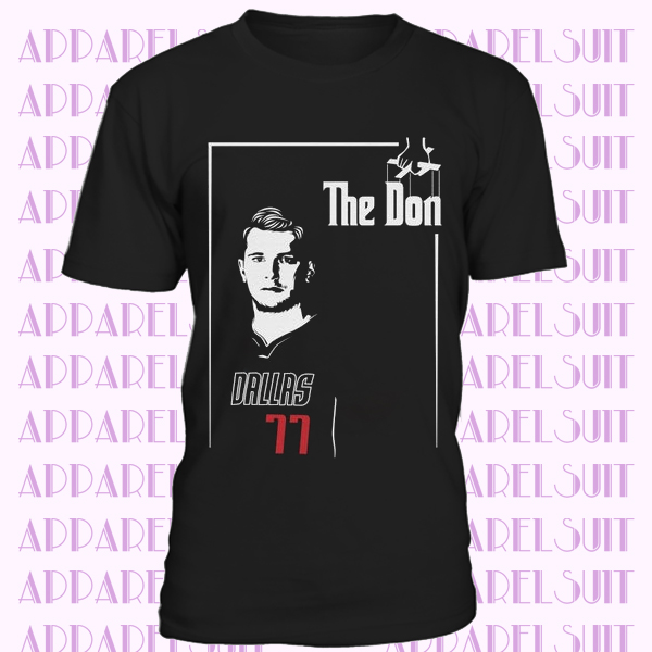 Luka 'The Don' Doncic Godfather Poster Style Dallas Mavs T-Shirt