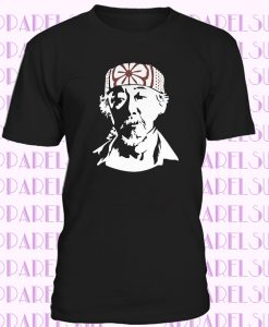 Mr Miyagi T-Shirt 100% Cotton The Karate Kid Tribute Pat Morita Martial Arts