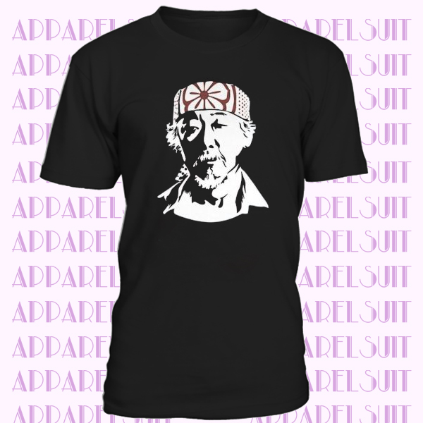 Mr Miyagi T-Shirt 100% Cotton The Karate Kid Tribute Pat Morita Martial Arts