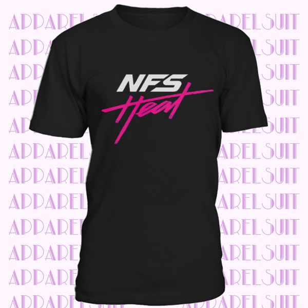 NFS Heat Shirt Need For Speed Racing Video Game Series Black T-shirt