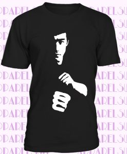 New Bruce Lee Mens Black T shirt