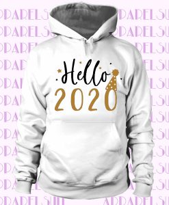 New Year Hoodie & Crew Neck hoodie Hello 2020 Hoodie, Cute Hoodie, Winter, Gift Ideas, New Years