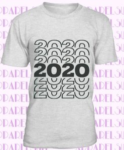 New Year's Shirts 2020 Shirt Faded, Sublimated Unisex Bella+Canvas T-Shirts