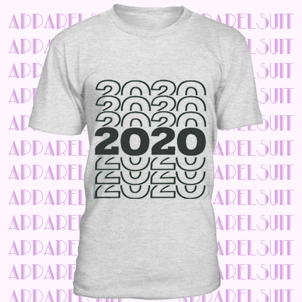 New Year's Shirts 2020 Shirt Faded, Sublimated Unisex Bella+Canvas T-Shirts