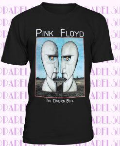 PINK FLOYD THE DIVISION BELL BLACK T SHIRT PROGRESSIVE ROCK DAVID GILMOUR