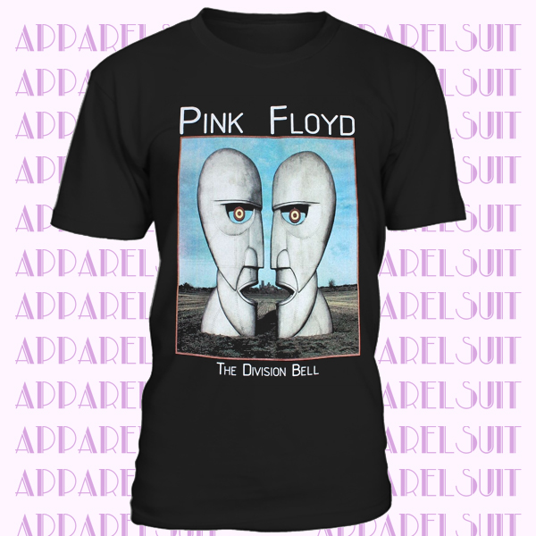 PINK FLOYD THE DIVISION BELL BLACK T SHIRT PROGRESSIVE ROCK DAVID GILMOUR