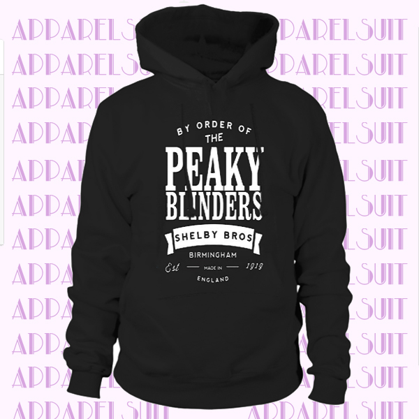 Peaky Blinders T-shirt By Order Of Shelby Brothers British Unisex Mens Hoodie