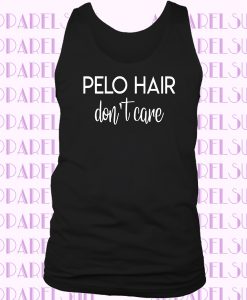 Pelo Hair Don't Care, Women's Racerback Tank, Cycle Tank, Spin Tank Top