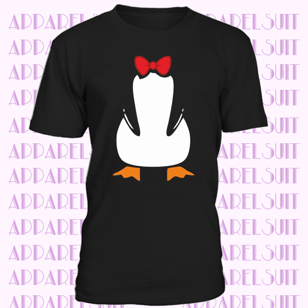 Penguin Suit T-Shirt - Funny t shirt fancy dress joke cute animal bow tie cool