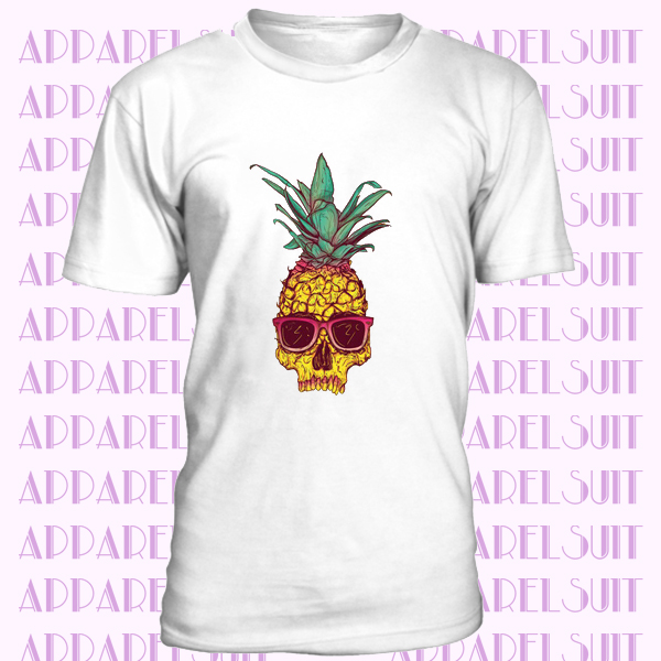 Pineapple Skeleton Men's Women's T-shirt