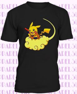 Pokemon shirt Pikachu t shirt Goku tee gift ideas, unisex, womens, mens shirt