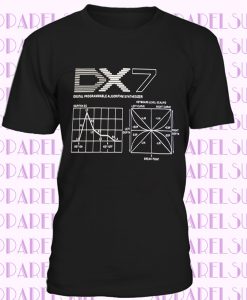 RETRO SYNTH DX7 DX DESIGN 2 ADSR T SHIRT