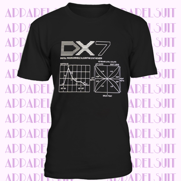 RETRO SYNTH DX7 DX DESIGN 2 ADSR T SHIRT