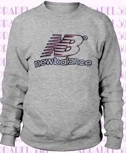 Rare!!! The Famous Sportswear NEW BALANCE SPORTS Crewneck Sweatshirt Grey Colour