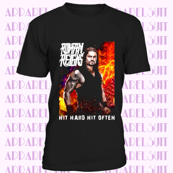 Roman-Reigns Tshirt Black New Men's T-Shirt