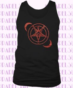 Sigil of baphomet tank top shirt baphomet men shirts lilith bellal