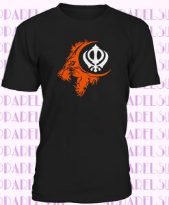 Sikh Warrior Khanda Punjabi T-SHIRT